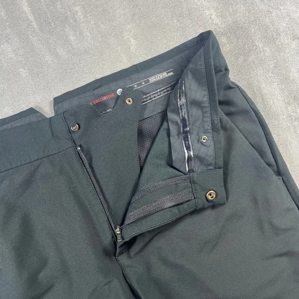 Nike Tiger Woods Collection Mens Golf Shorts Black Size 30 Perforated Stretch